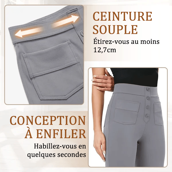 🔥Achetez-en 1, obtenez-en 2🔥Pantalon extensible décontracté de sport respirant taille haute