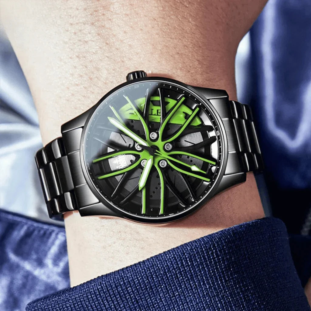 Olevs Montre Sportive Homme Saint-Tropez | Verte